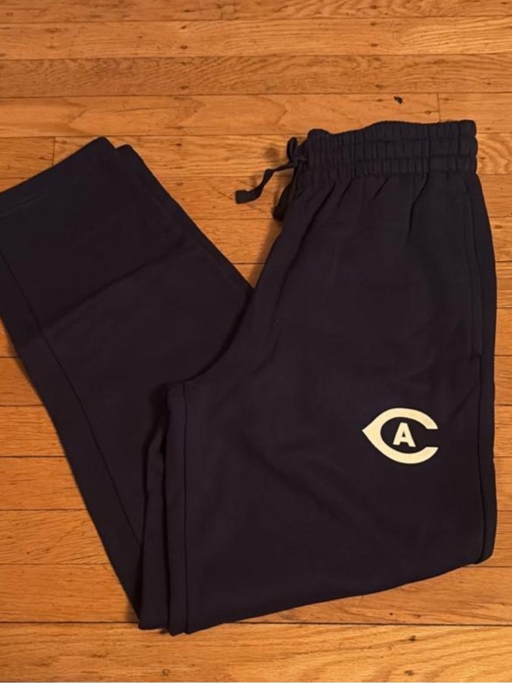 Navy Blue California College Team Sweatpants with Logo